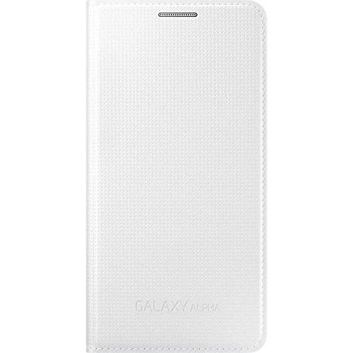 Samsung Etui à Clapet pour Samsung Galaxy Alpha - Blanc