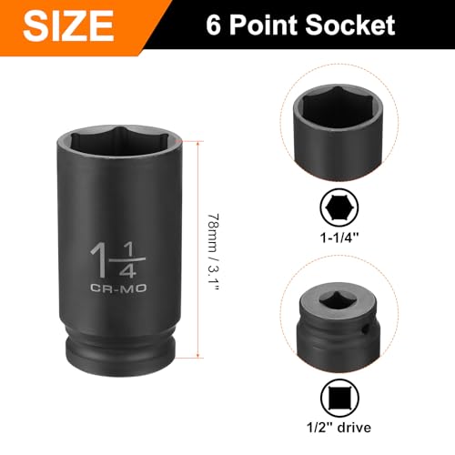 Douille à choc 1-1/4" pour débloquer un écrou hexagonal grippé sans riper - 3