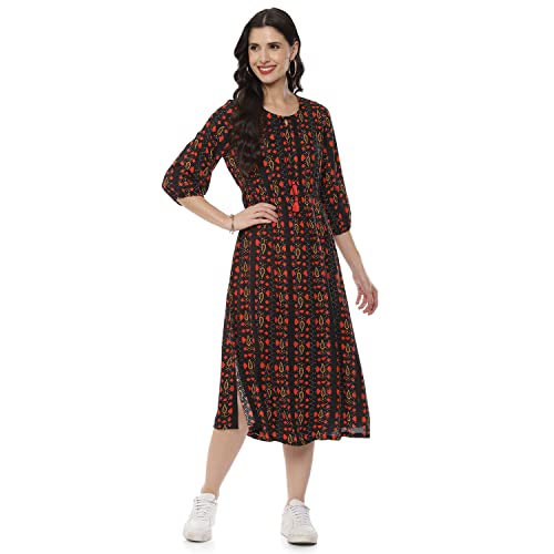Image of Rangriti Teal Liva Straight Dress