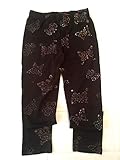  _ Oilily Hose Schmetterlinge Gr. XS Mädchen Jungen - schwarz
