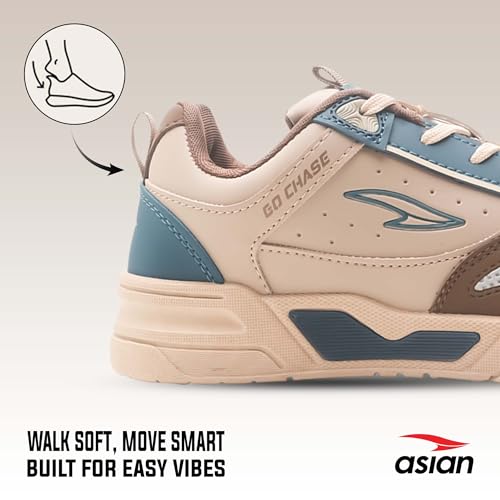 Image of ASIAN Tango-01 Men's Sneakers | Stylish Synthetic Upper, Air-Cooled Cushion Comfort, Durable PVC Sole | Daily Use Shoes for Office & Travel