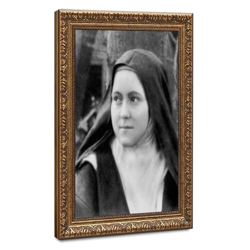 Décoration murale pour bureau portrait Sainte Thérèse cadre à suspendre en toile