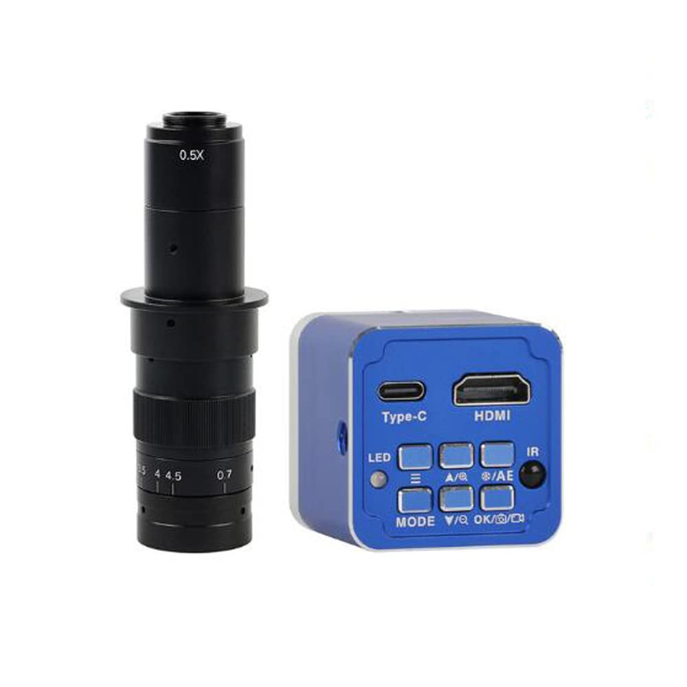 12MP 4K 1080P HDMI Type-c PC Industriale elettronico Digitale Mini Videocamera per microscopio e Obiettivo con Attacco C 180X