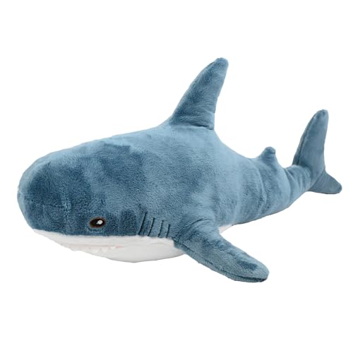 Image of Giant Stuffed Animal, Shark Plush, Shark Stuffed Animal, Shark Plushies, Shark Pillow for Home Room Decor, Ideal Gift for Kid Boy,Girl&Girlfriend (Blue, 60cm /24inch)