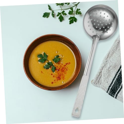 Espumadera de acero inoxidable profesional PRETYZOOM: utensilio multifuncional de cocina 7