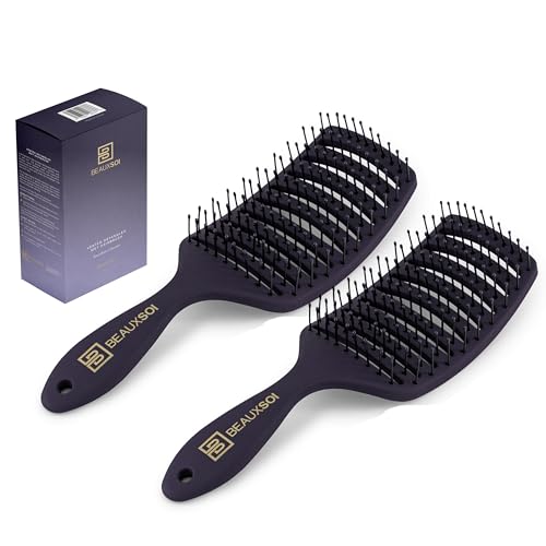 BEAUXSOI Vented Brush for Blow Drying