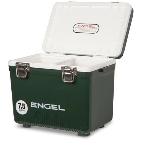 Glacière Engel UC7 blanche de 6,6L pour camping et pêche