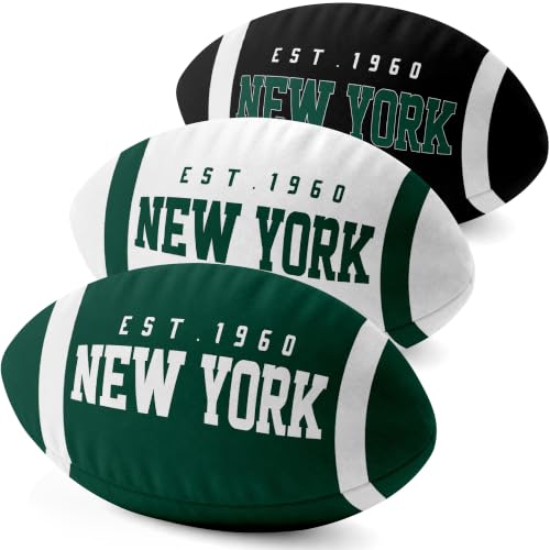 Image of ANTKING New York J Throw Pillow 2 Packs Custom Name Number Gifts | Personalized Gift for Youth for Birthday Christmas