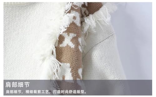 Mens Winter Hole Ripped Sweater Thick Warm Cashmere Jumper Casual Loose Knit Sweaters2