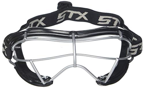 Stx Lacrosse 4Sight+ S Adult Goggle Silicone, Black #TOP1