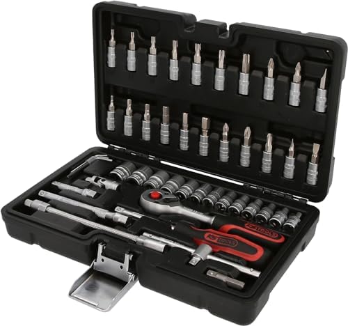 Llave De Vaso KS Tools 917.1469 - 1/4", 10 Mm, 12 Puntos, Perfil FlankTraction - Para Uso Manual