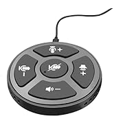 eppfun SK001 USB スピーカーフォン Web会議用マイクスピーカー360º全方向集音マイク 双方向通話 オンライン会議・テレワーク・在宅勤務 Skype/Zoom/Teams/通話...