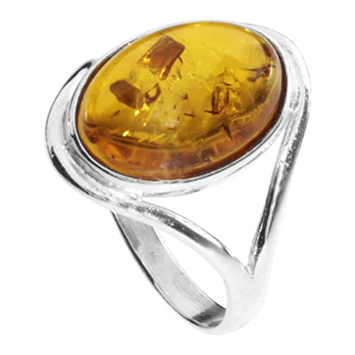 Ring - Agnes - Silber 925/000 - Bernstein