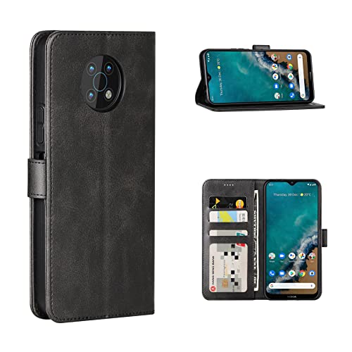 Cresee for Nokia G50 5G Case, PU Leather Wallet Flip Cover [3 Card Slots 1 Money Pocket] [Magnetic Closure] [Stand Kickstand] Folio Phone Case for Nokia G50 (2021) - Black
