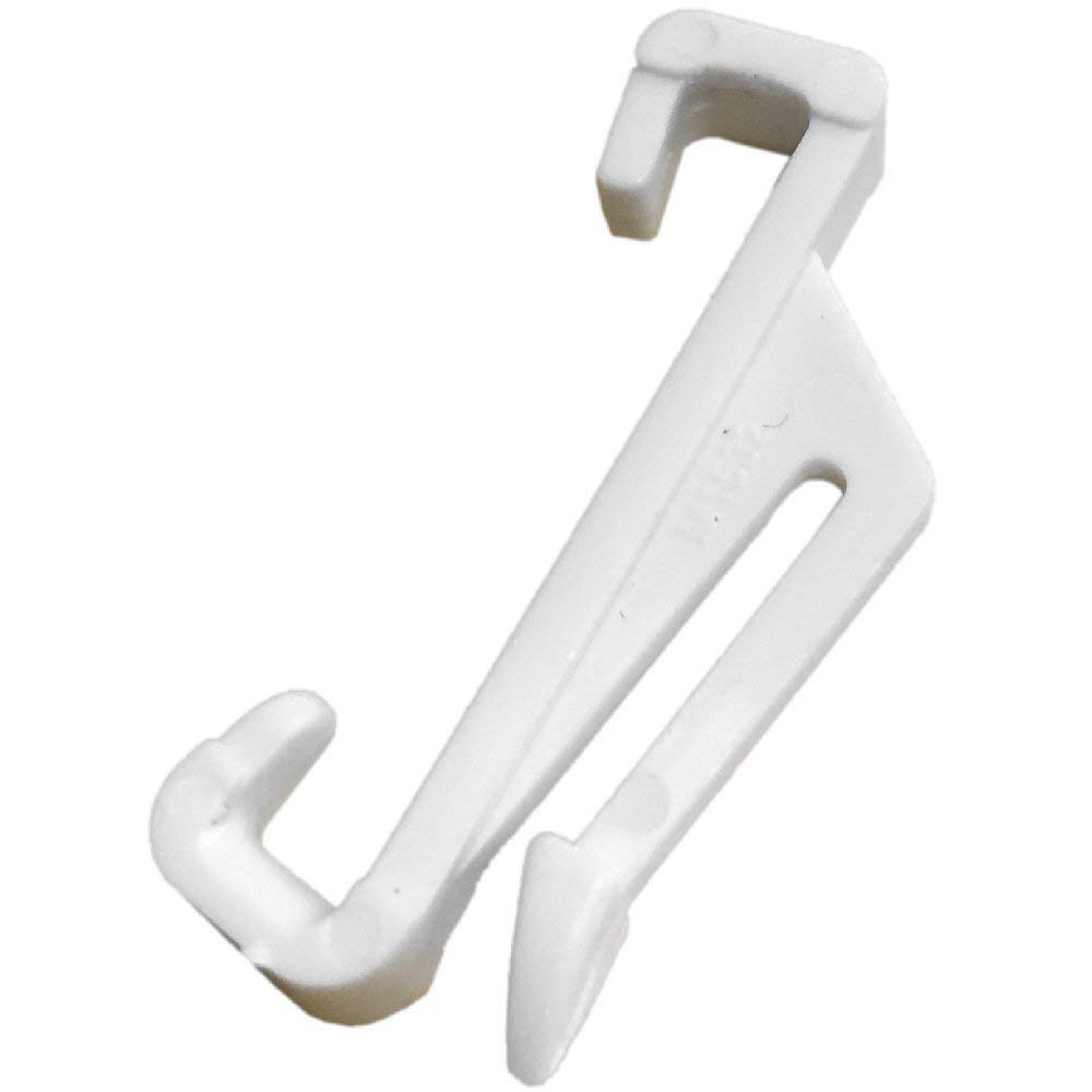Fort Fasteners 25 Gliders White Curtain Rail Gliders To Fit Harrison Superwhite Track White Maxi 25 Gliders