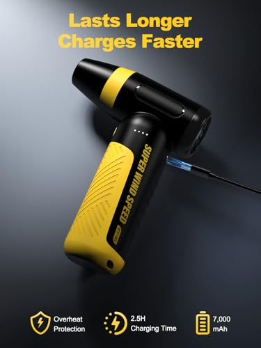 Deebox Electric Compressed Air Duster and Blower 150000 RPM 3 Speeds - image 3