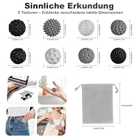 Zingbee 8 stück magnetische Fidget Toys,Silikon Magnetkugeln Anti-Stress – Ansicht 2