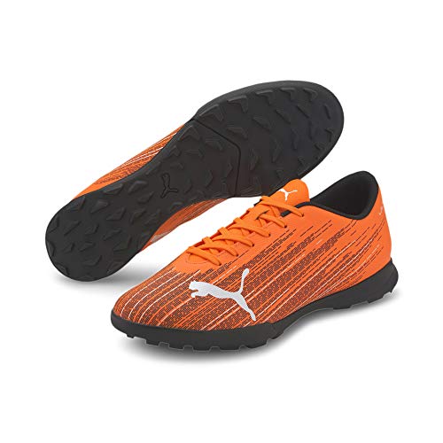 PUMA PUMA Men's Ultra 4.1 TT Football Shoe, Shocking Orange Black, 10.5