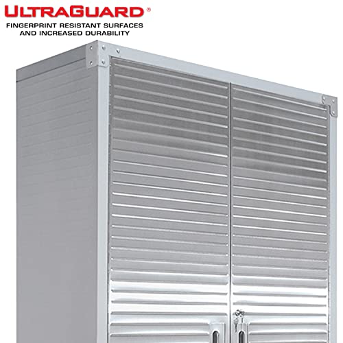 Seville Classics Full Door Rolling Storage Cabinet, 36" W X 18" D X 72" H, Granite #TOP4