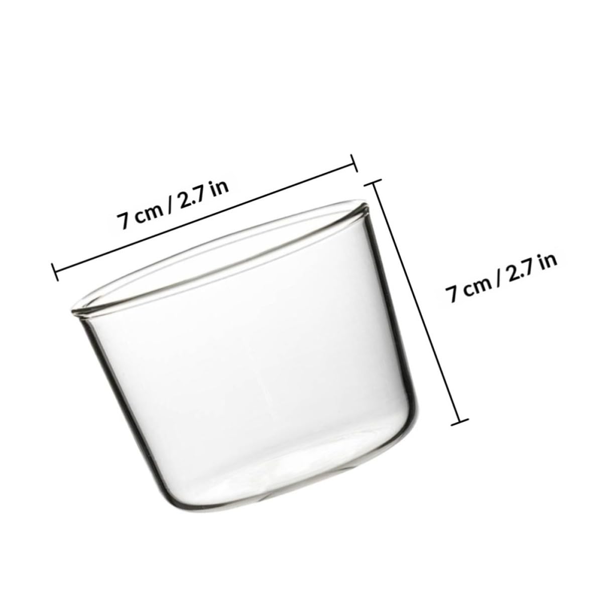 4 Vasos de Reutilizables Prácticos Recipientes Redondos Cómodo Tacto para Postres de 200 Ml para Uso Diario y Snacks
