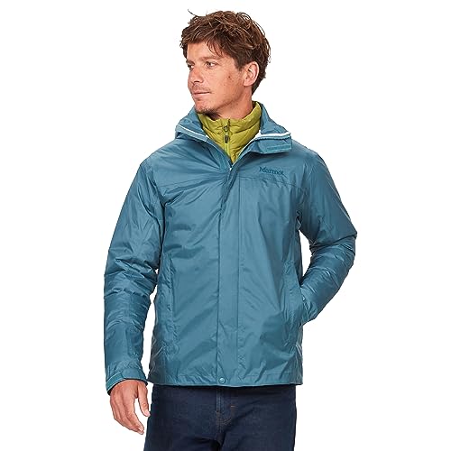 Image of MARMOT Men's Precip Eco Waterproof Rain Jacket - 100% Recycled, Breathable, Lightweight, Packable Raincoat