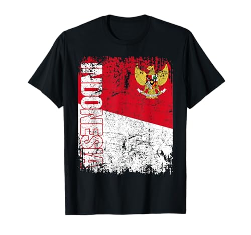 INDONESIA Bandera | Hombres Mujeres Niños INDONESIA Camiseta