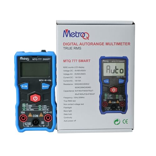 Image of Metro Q Autorange Battery Powered Multimeter MTQ 777 Smart