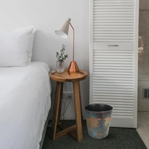 Poubelle de bureau en cuir lavable et robuste SEWACC