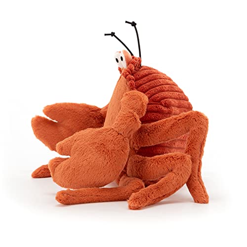 Jellycat Crispin Crab Stuffed Animal, Medium 8 inches - Ocean & Sea Plush Toy - Classic Children's Gift - Image 3