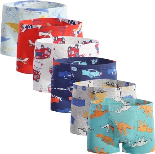 benetia Boys' Soft Cotton Underwear 6 -Pack - - XX-Large
