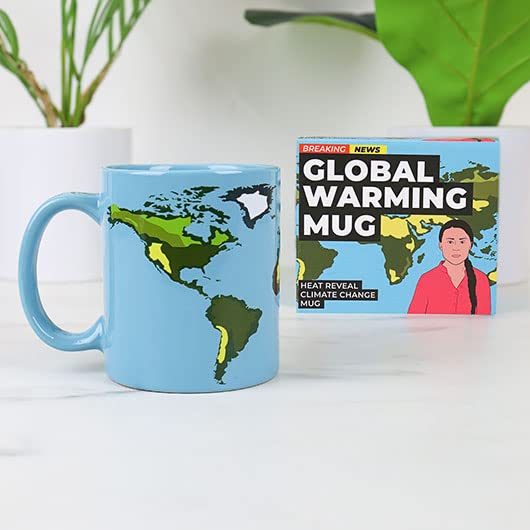 Global Warming Heat Reveal Mug, Blue