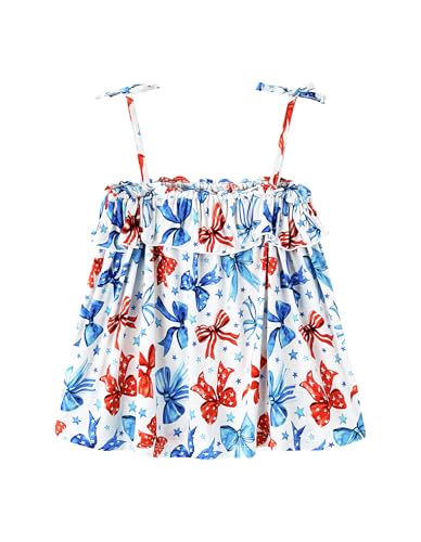 Image of Baby Girl Sleeveless T-Shirts Toddler Infant Girls Tank Top T-Shirt Viscose from Bamboo Summer Cool Tees 3Months-5T
