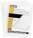 Fellowes Thermal Presentation Covers, 0.25 Inch, White, 60 Sheets (52222)