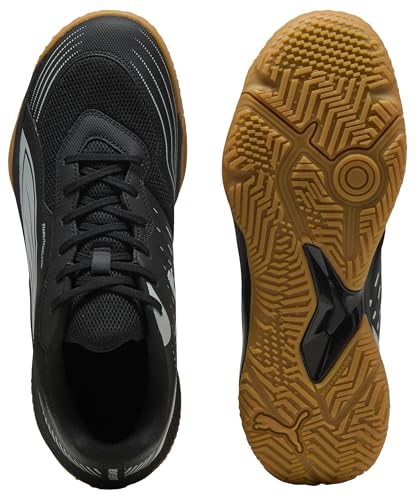 Puma Unisex Solarflash Iii Indoor Court Shoe, Puma Schwarz, kühles Hellgrau, 36 EU – Ansicht 2