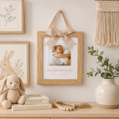 Kate & Milo Our Greatest Joy Born in 2026 Baby Photo Frame — 사진 6