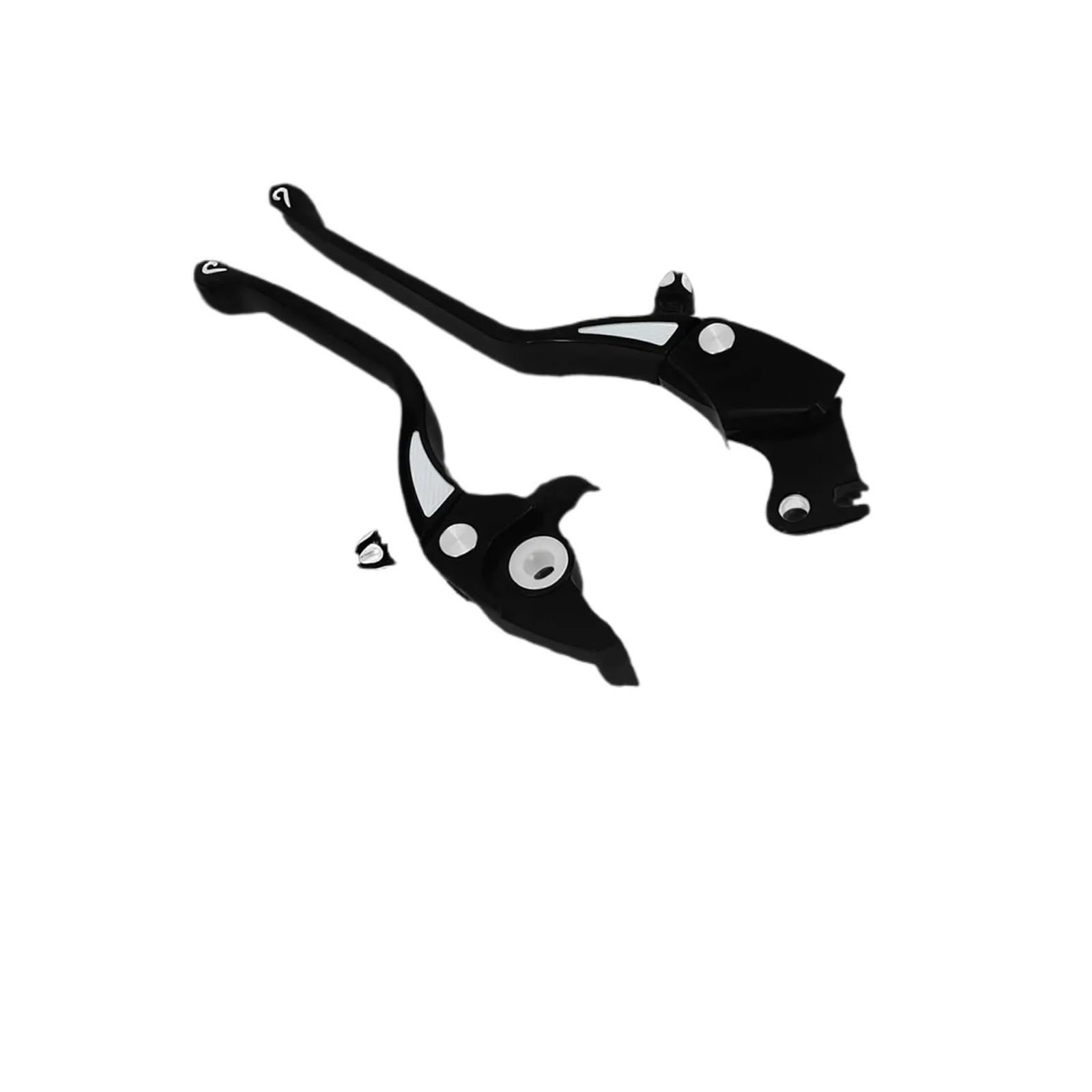 JWQEBNS Motorcycle Brake Clutch Levers for Street 500 750 2016-2020 2xMotorcycle CNC Adjustable Brake Clutch Handle Lever Black Aluminum
