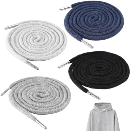 Drawstring Fasteners Clothing 4 Pcs Replacement Drawstring Cord for Pants, Drawstring Replacement Kit ...