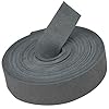 TOFL 3/4" Wide Leather Strap | Leather Strips for Crafts, Jewelry, & Furniture Projects | 72" (6 Feet) Long x 3/4" Wide x 1/16" Thick (4-5oz) | Smokey Gray #1