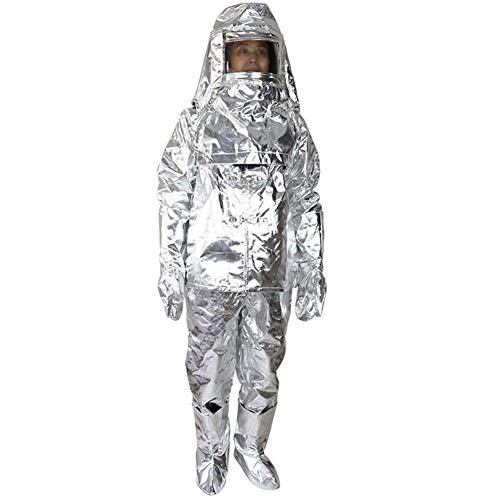XIONGG Protective Clothing, Safety Work Insulation Clothing Radiation Anti-Scalding with Hood,XL
