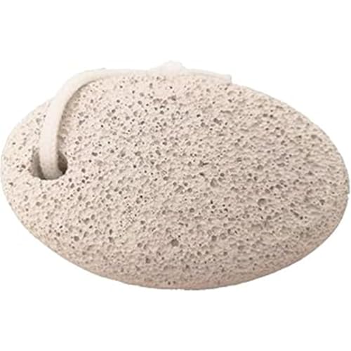 ライトストーン 足用天然ライトストーン フットケアツール バスストーン 角質除去 かかと 血行促進 洗える かかとを滑らかに スキンケア 吊り下げロープ付き 男女兼用 再利用可能 1個