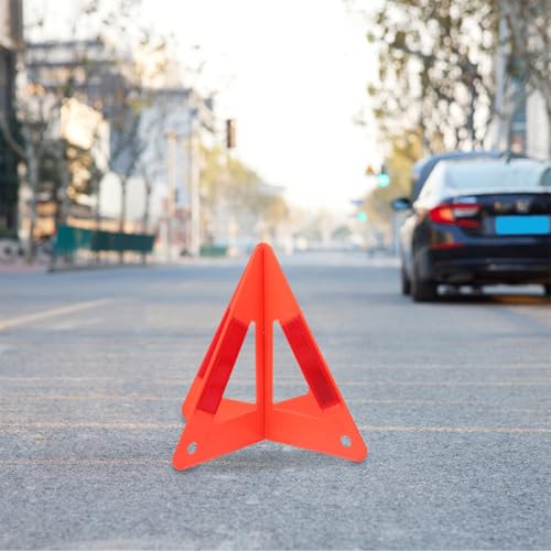 Triangle de signalisation pour panne avec structure stable et fiable kit d'urgence de 3