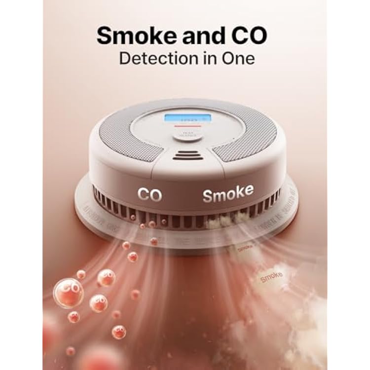 X-Sense Smoke Detector Carbon Monoxide Alarm Combo, 10-Year Non-Replaceable Battery, Not Hardwired, UL 217 & UL 2034 Certified, Model XP0H-SN, 3-Pack
