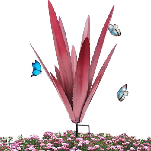 Générique Tequila Sculpture Rustique, Agave en métal, Piquet de Jardin en métal, décoration d'extérieur pour l'intérieur et l'extérieur