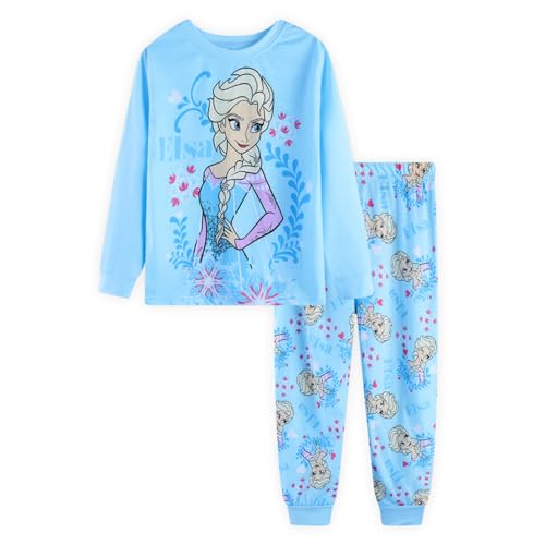 Toddler Girls Long Sleeve Elsa/Pink Pajamas Sets Pjs Cotton Infant Kids