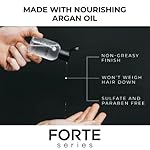 Alex Costa Hydrating Argan Oil Daily Hair Serum by Forte Series Sulfate Free Argan Hair Oil for Men Hair Serum for Dry Damaged Hair, for Styling Hair (75 ml / 2.5 oz)