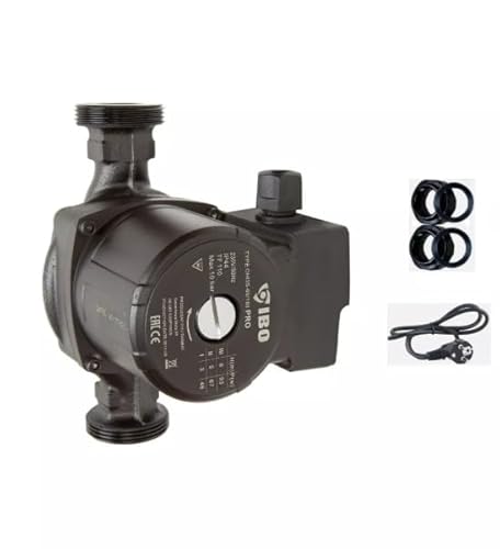 Umwälzpumpe Heizungspumpe IBO OHI PRO 25-80/180 Warmwasser + Pumpenverschraubung + Kabel