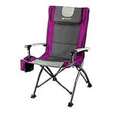 Ozark Trail Ultra High Back Folding Quad Camp Chair Fuchsia (Fuchsia)