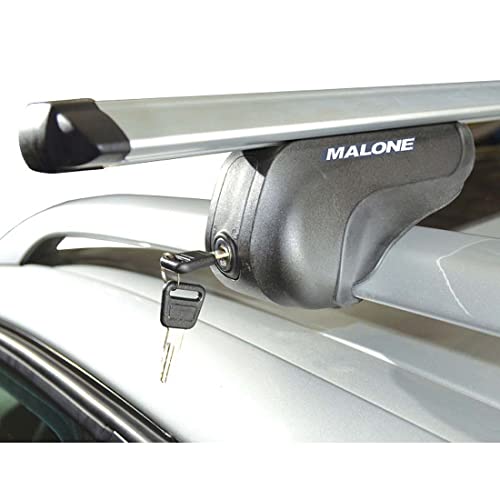 image for Malone AirFlow2 Universal Cross Rail Roof Rack-50in, Silver, 50 inches