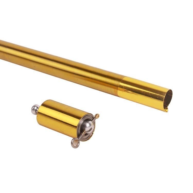 Ykybhx 150CM Magic Wand Metal Appearing Canes Magic Wand Professional Magic Wand Magic Metal Pocket Stick Portable for Professional Magician Stage