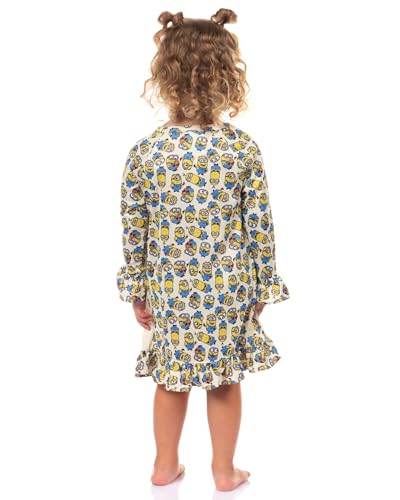 Despicable Me Toddler Girls' Minions Snuggle Sleep Pajama Dress Nightgown2